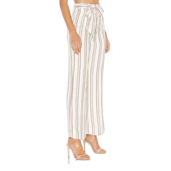 Privacy Please Raegan Pant in Neutral Stripe - Picture 2 of 3